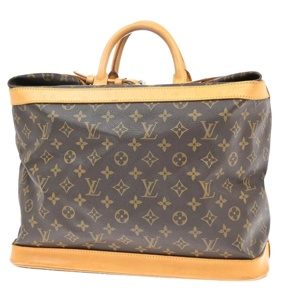LOUIS VUITTON Travel Hand Cruiser Bag 40 Monogram Leather Brown 538-082525